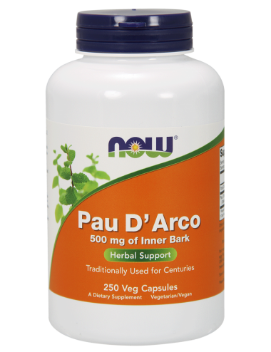 Pau Darco (La pacho, Pau D`arco) kora 500mg 250kaps Now Foods