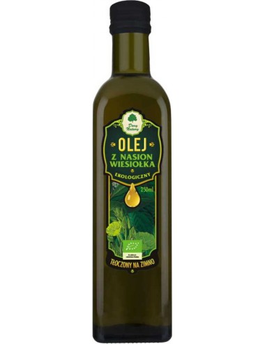 Olej z nasion wiesiołka EKO 250ml Dary Natury