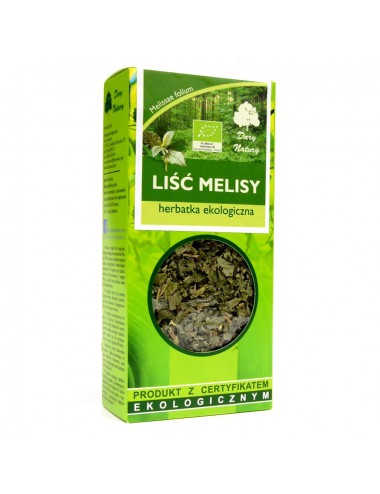HERBATKA LIŚĆ MELISY BIO 25 g - DARY NATURY