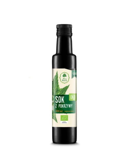 Sok z Pokrzywy EKO 250ml - suplement diety