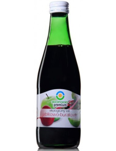 SOK JABŁKOWO - BURACZKOWY NFC BEZGLUTENOWY BIO 300 ml - BIO FOOD