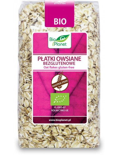 PŁATKI OWSIANE BEZGLUTENOWE BIO 300 g - BIO PLANET