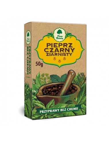 Pieprz czarny ziarnisty (kartonik) 50g