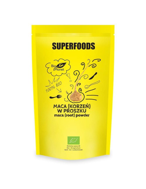 MACA SPROSZKOWANA BIO 750 g - BIO PLANET