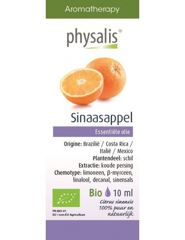 OLEJEK ETERYCZNY POMARAŃCZA BIO 10 ml - PHYSALIS