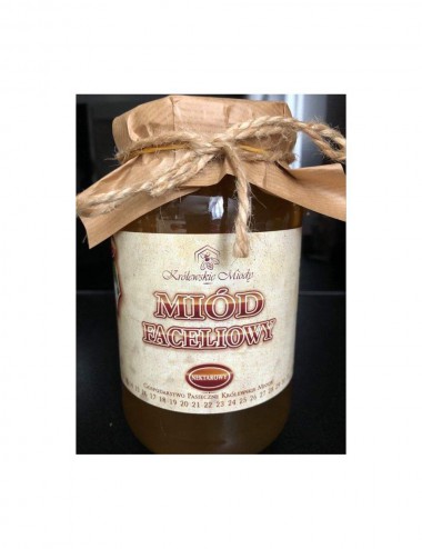 Miód faceliowy 1,25kg Królewskie Miody
