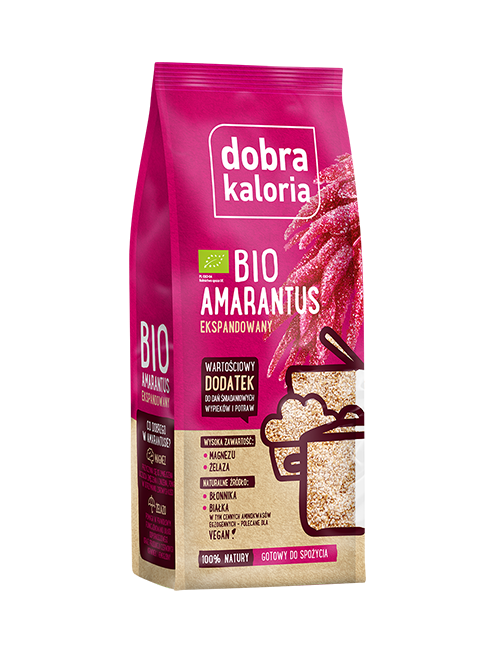 AMARANTUS EKSPANDOWANY BIO 120 g - DOBRA KALORIA