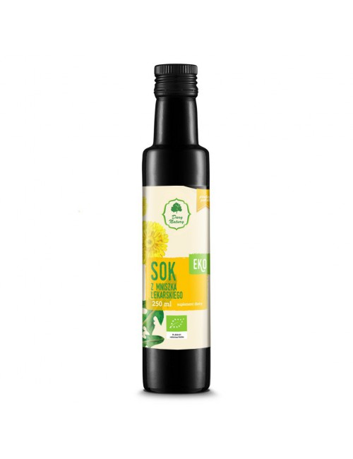 Sok z mniszka Lekarskiego EKO 250ml - suplement diety