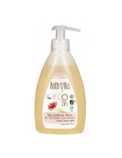 PŁYN DO HIGIENY INTYMNEJ Z EKSTRAKTEM Z BORÓWKI I NAGIETKA ECO 300 ml - ANTHYLLIS
