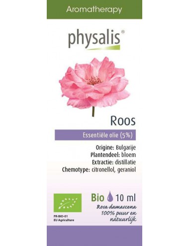 OLEJEK ETERYCZNY RÓŻA BIO 10 ml - PHYSALIS