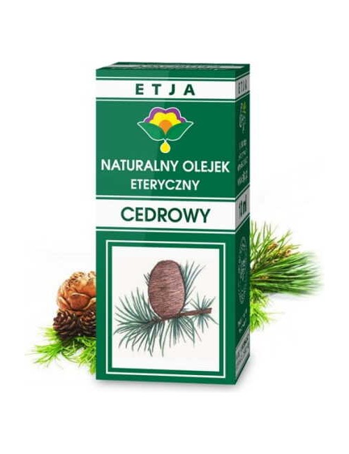 Olejek eteryczny cedrowy 10ml Etja 