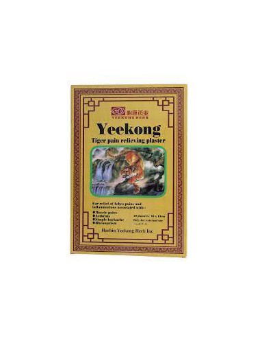 Plastry rozgrzewające Tiger 8x13cm 6szt Yeekong Meridian