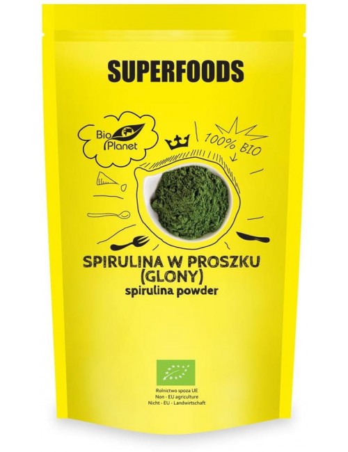 SPIRULINA SPROSZKOWANA BIO 200 g - BIO PLANET