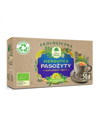 Herbatka Pasożyty EKO - suplement diety 25x2g