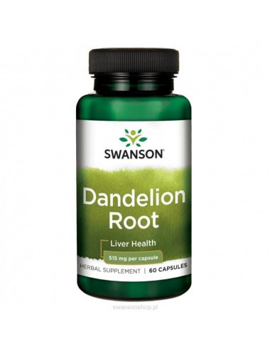 Mniszek lekarski (Dandelion Root) 515mg 60kaps Swanson
