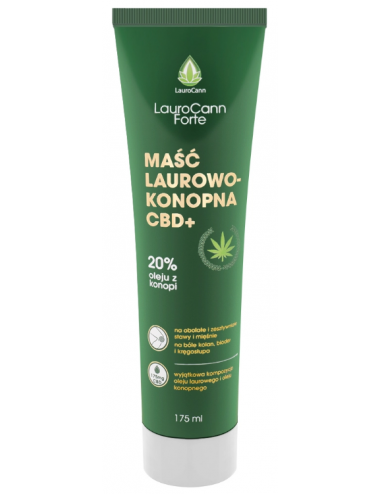 LauroCann Forte Maść laurowo-konopna CBD+ 20% 175ml Medicprogress