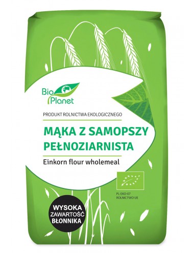 MĄKA Z SAMOPSZY PEŁNOZIARNISTA BIO 500 g - BIO PLANET