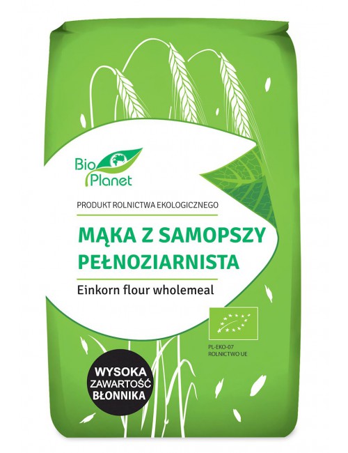 MĄKA Z SAMOPSZY PEŁNOZIARNISTA BIO 500 g - BIO PLANET