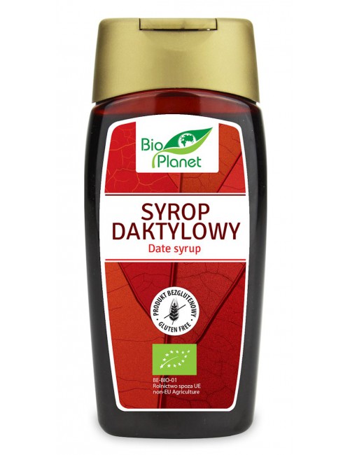 SYROP DAKTYLOWY BEZGLUTENOWY BIO 340 g - BIO PLANET