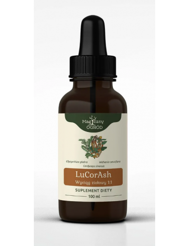 LuCorAsh (lukrecja, cordyceps, ashwagandha) 1:1 nalewka 100ml Nanga