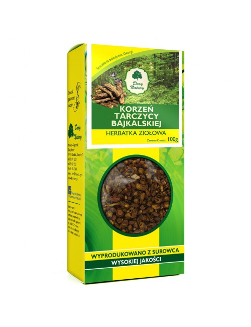 Tarczyca bajkalska korzeń 100g Dary Natury