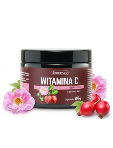 Witamina C dzika róża proszek 300g Skoczylas
