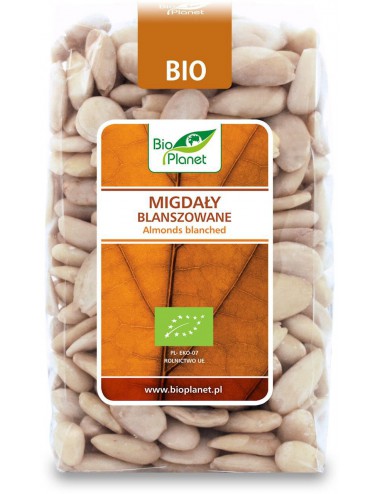 MIGDAŁY BLANSZOWANE BIO 350 g - BIO PLANET