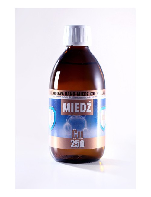 Wyprzedaż Miedź koloidalna niejonowana w płynie CU 250 (300ml) ProActiv