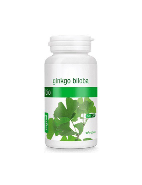 MIŁORZĄB JAPOŃSKI (GINKGO BILOBA) BIO (250 mg) 70 KAPSUŁEK - PURASANA