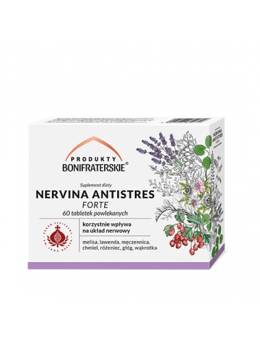 Nervina Antistres Forte 60tabl Produkty Bonifraterskie