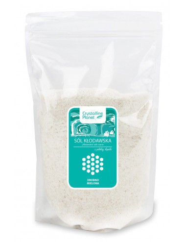 SÓL KŁODAWSKA DROBNO MIELONA BEZGLUTENOWA 1 kg - CRYSTALLINE PLANET