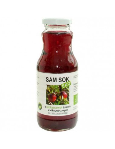 SOK Z ŻURAWINY WIELKOOWOCOWEJ NFC BIO 250 ml - VIANDS (SAM SOK)