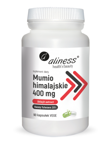 Mumio himalajskie (Shilajit extract) 400mg 90kaps Aliness