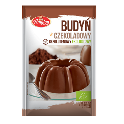 BUDYŃ O SMAKU CZEKOLADOWYM BEZGLUTENOWY BIO 40 g - AMYLON