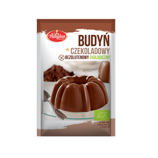 BUDYŃ O SMAKU CZEKOLADOWYM BEZGLUTENOWY BIO 40 g - AMYLON