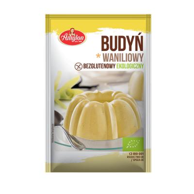 BUDYŃ WANILIOWY BEZGLUTENOWY BIO 40 g - AMYLON