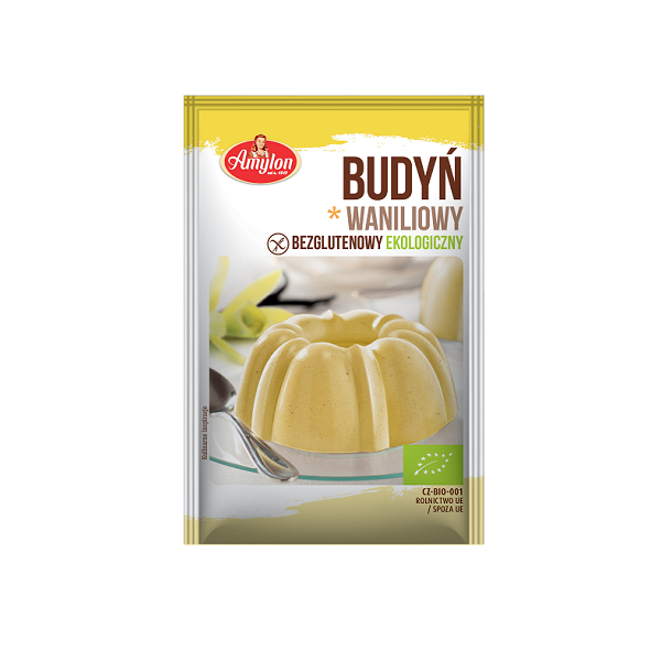 BUDYŃ WANILIOWY BEZGLUTENOWY BIO 40 g - AMYLON