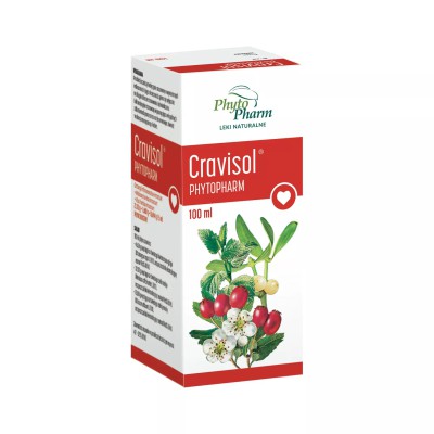 Cravisol (głóg, melisa, jemioła wyciąg) 100ml Phytopharm