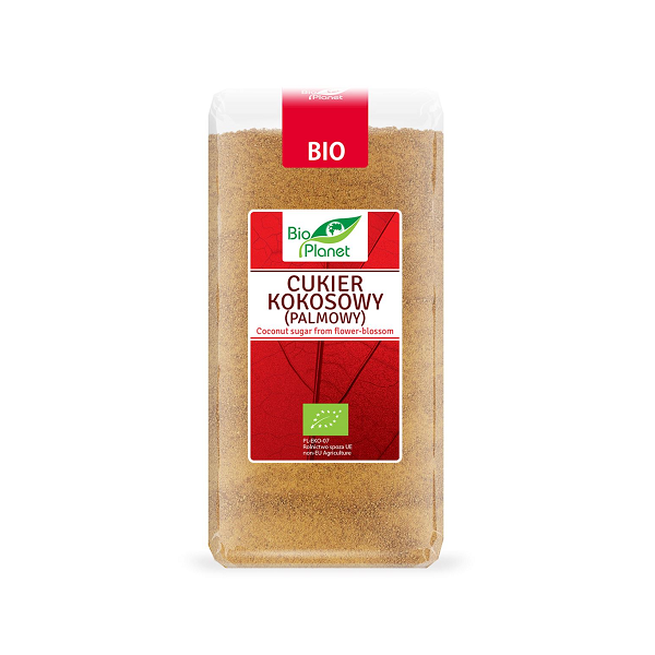 CUKIER KOKOSOWY BIO 300 g - BIO PLANET
