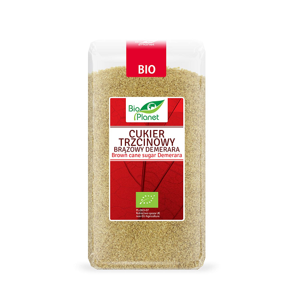 CUKIER TRZCINOWY DEMERARA BIO 500 g - BIO PLANET