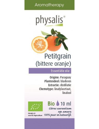 Olejek eteryczny drzewo pomarańczowe (petitgrain) BIO 10ml Physalis