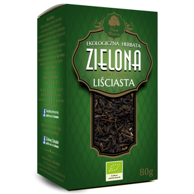 Herbata Zielona liściasta EKO 80g