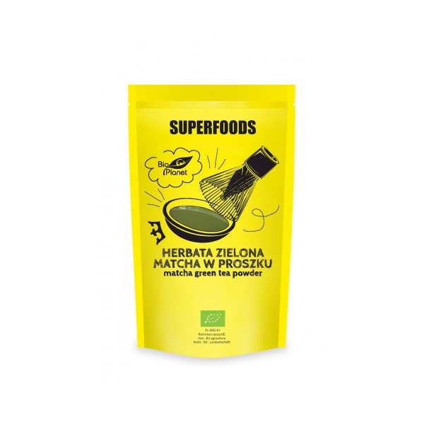 HERBATA ZIELONA MATCHA BIO 100 g - BIO PLANET