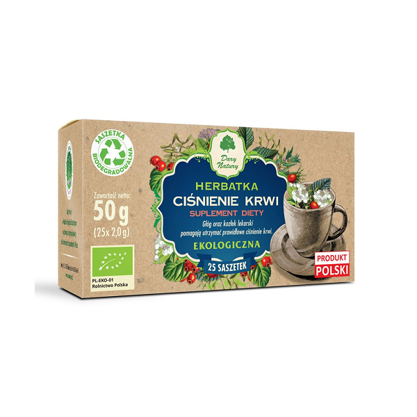 Herbatka Ciśnienie krwi EKO 25x2g - Suplement diety