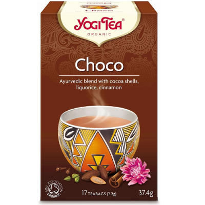 HERBATKA CZEKOLADOWA Z KAKAO (CHOCO) BIO (17 x 2,2 g) 37,4 g - YOGI TEA
