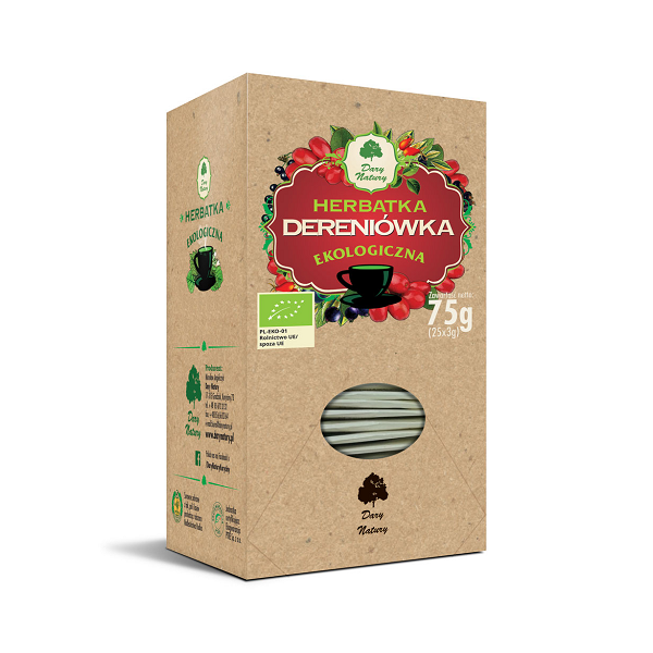 Herbatka Dereniówka EKO (25x3g) Dary Natury