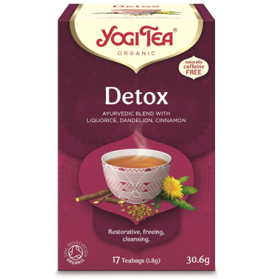 HERBATKA DETOX BIO (17 x 1,8 g) 30,6 g - YOGI TEA