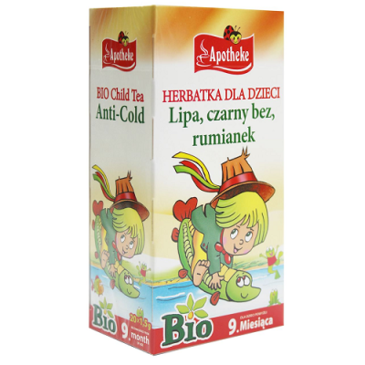 HERBATKA DLA DZIECI - LIPA I RUMIANEK BIO (20 x 1,5 g) 30 g -APOTHEKE