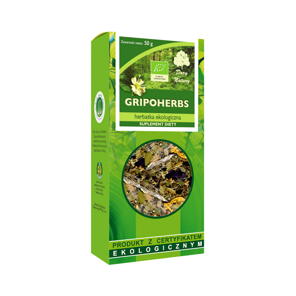 Herbatka Gripoherbs EKO 50g - Suplement diety