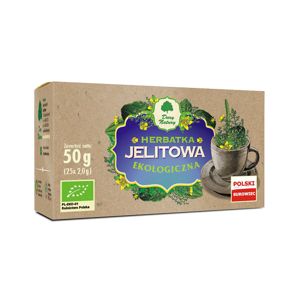 Herbatka Jelitowa EKO (25x2g) Dary Natury